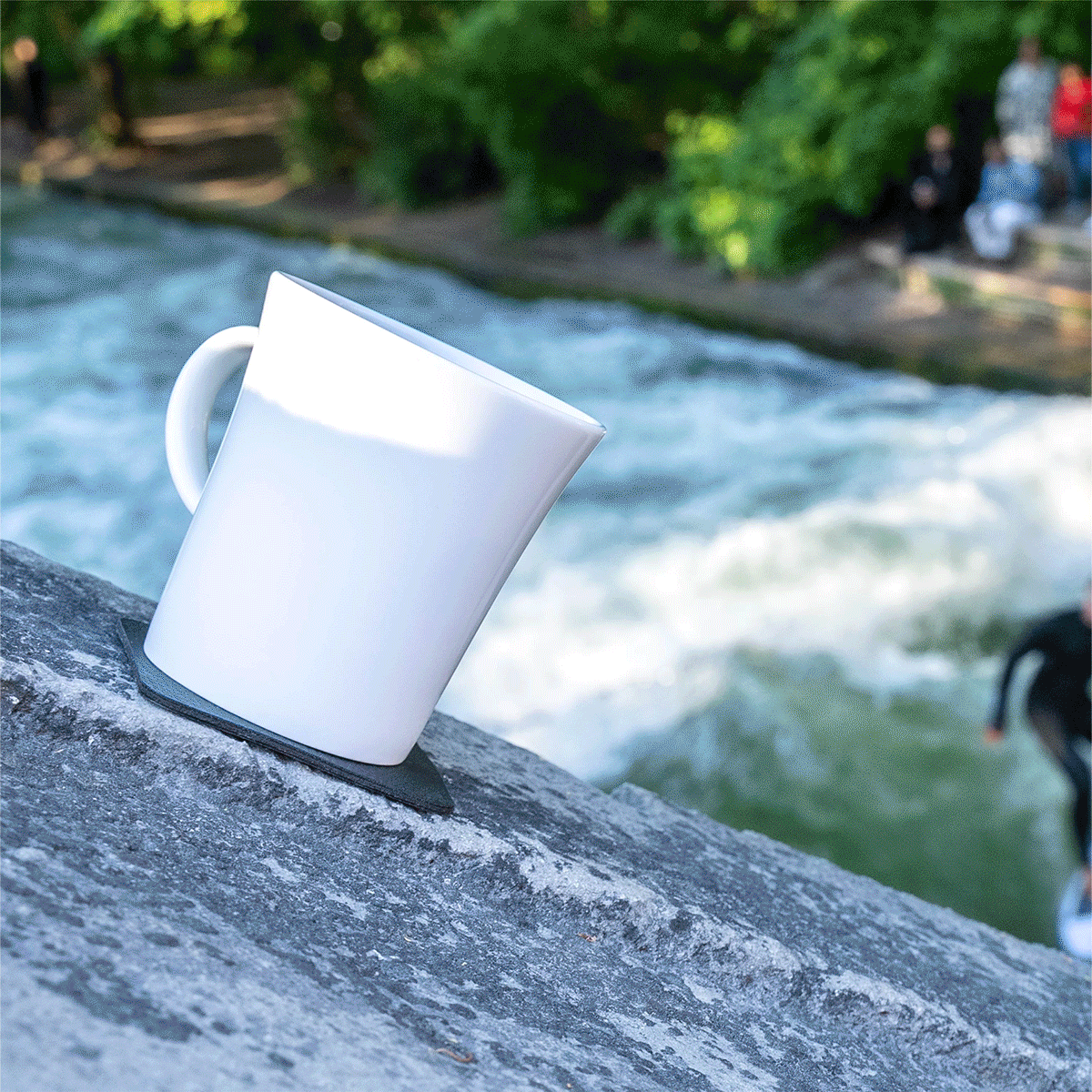 Premium Magnetic Porcelain Mugs - Strong Hold for Office, Home & Travel - Ideal for Coffee, Tea & Hot Drinks