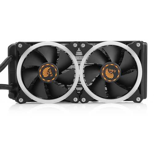 240mm All-in-One CPU Liquid Cooler - Compatible with Intel LGA775/2011/1150 & AMD AM4 Sockets - Perfect for Gaming PCs and High-Performance Workstations