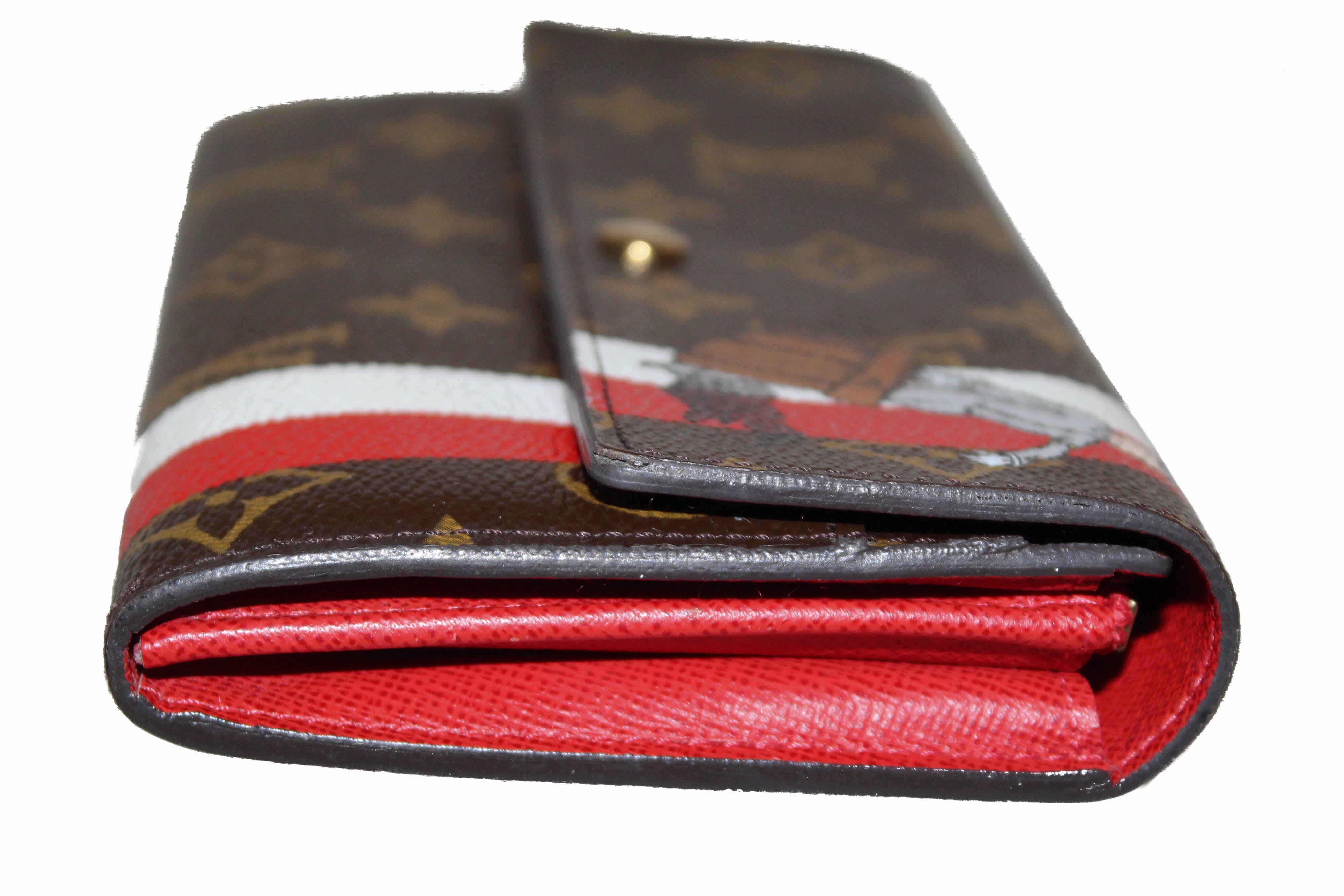 Authentic Louis Vuitton Limited Edition Monogram Sarah Wallet for Women - Luxury Designer Crossbody Clutch for Parties, Travel & Everyday Use