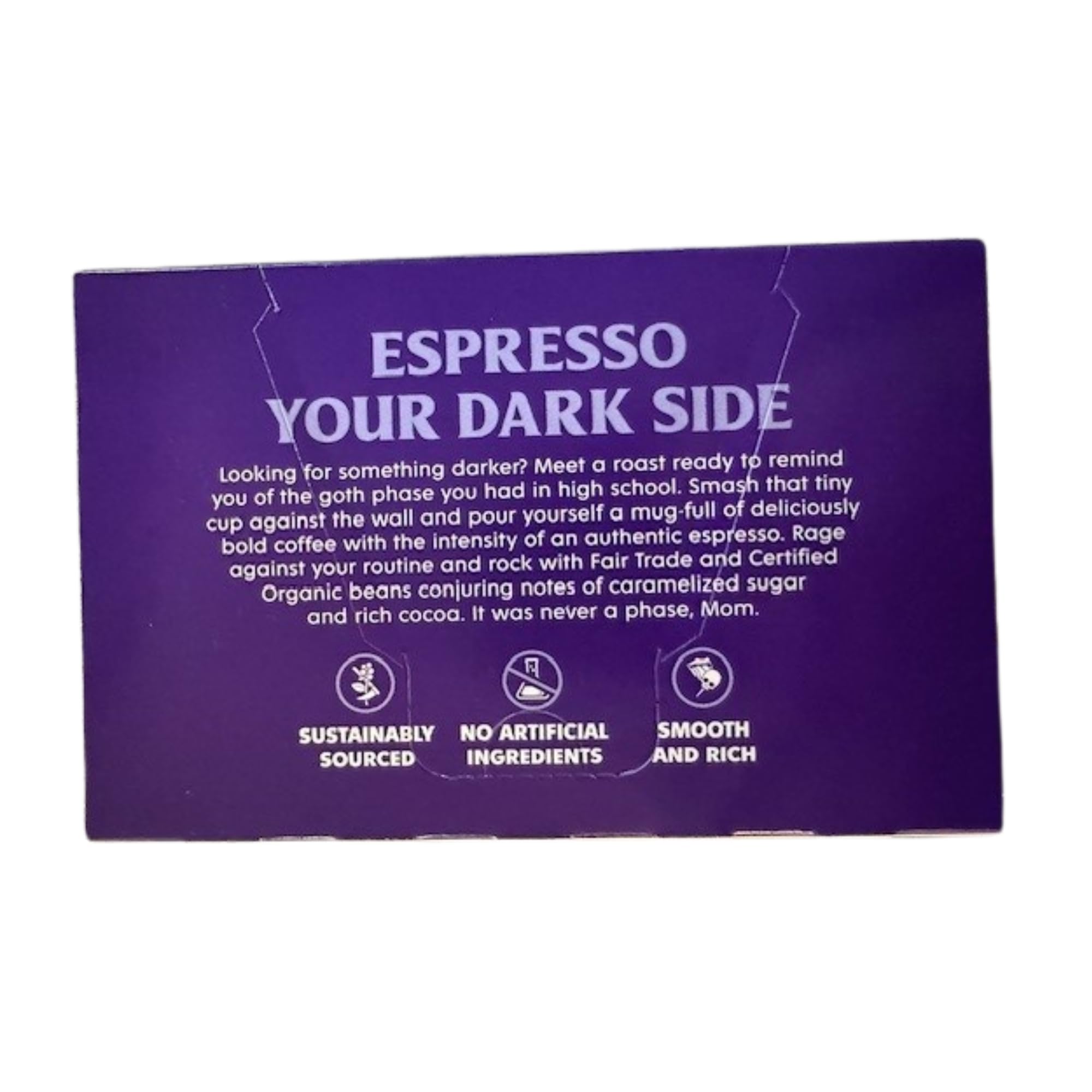 Death Wish Coffee Co. Espresso Roast Single Serve Coffee Pods - Strongest Fair Trade Organic Coffee (10 Count) - Perfect for Home & Office Brewing
