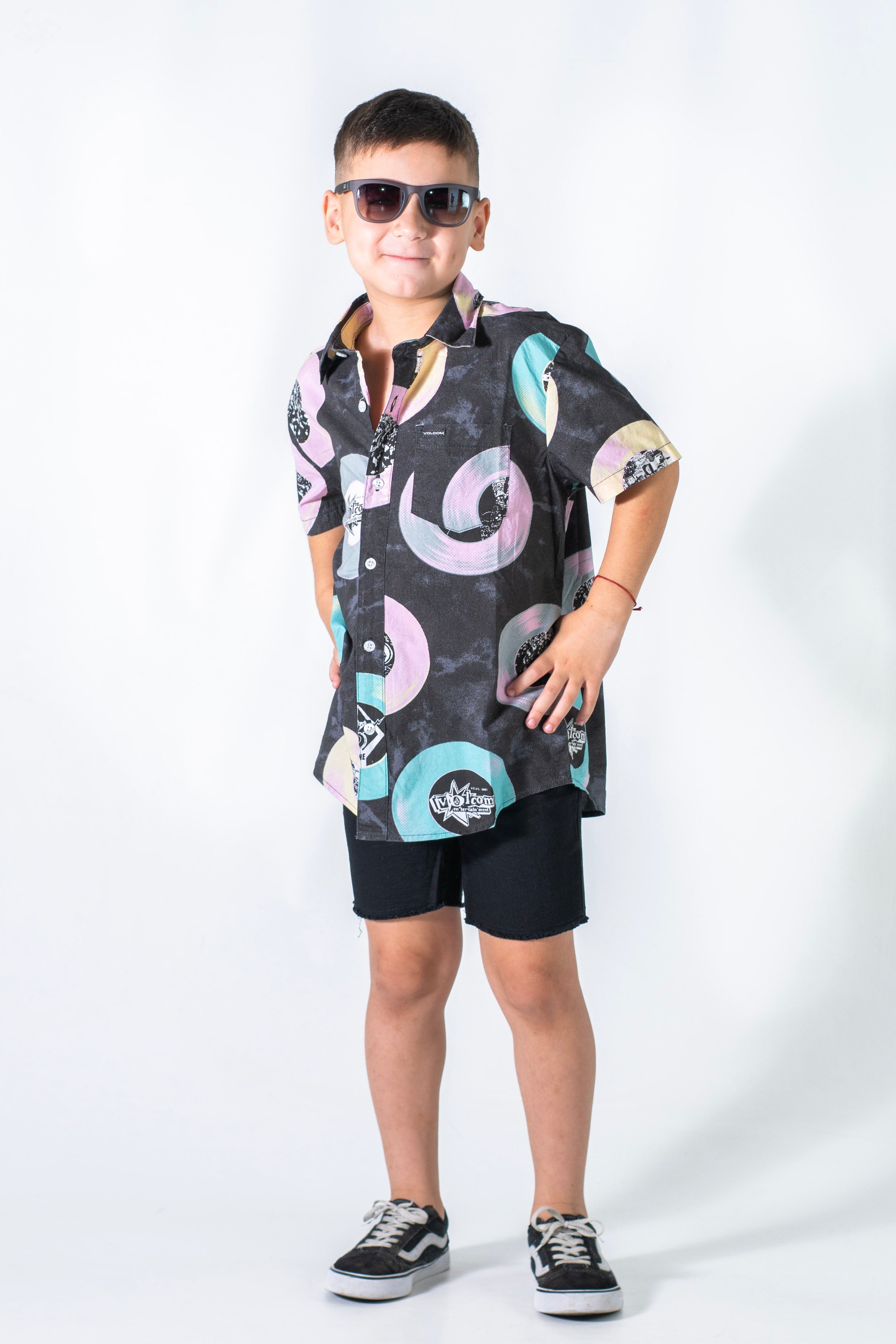 Volcom Kids Woven Shirt - Comfortable & Stylish Casual Wear for Boys & Girls - Perfect for School, Playdates & Outdoor Activities