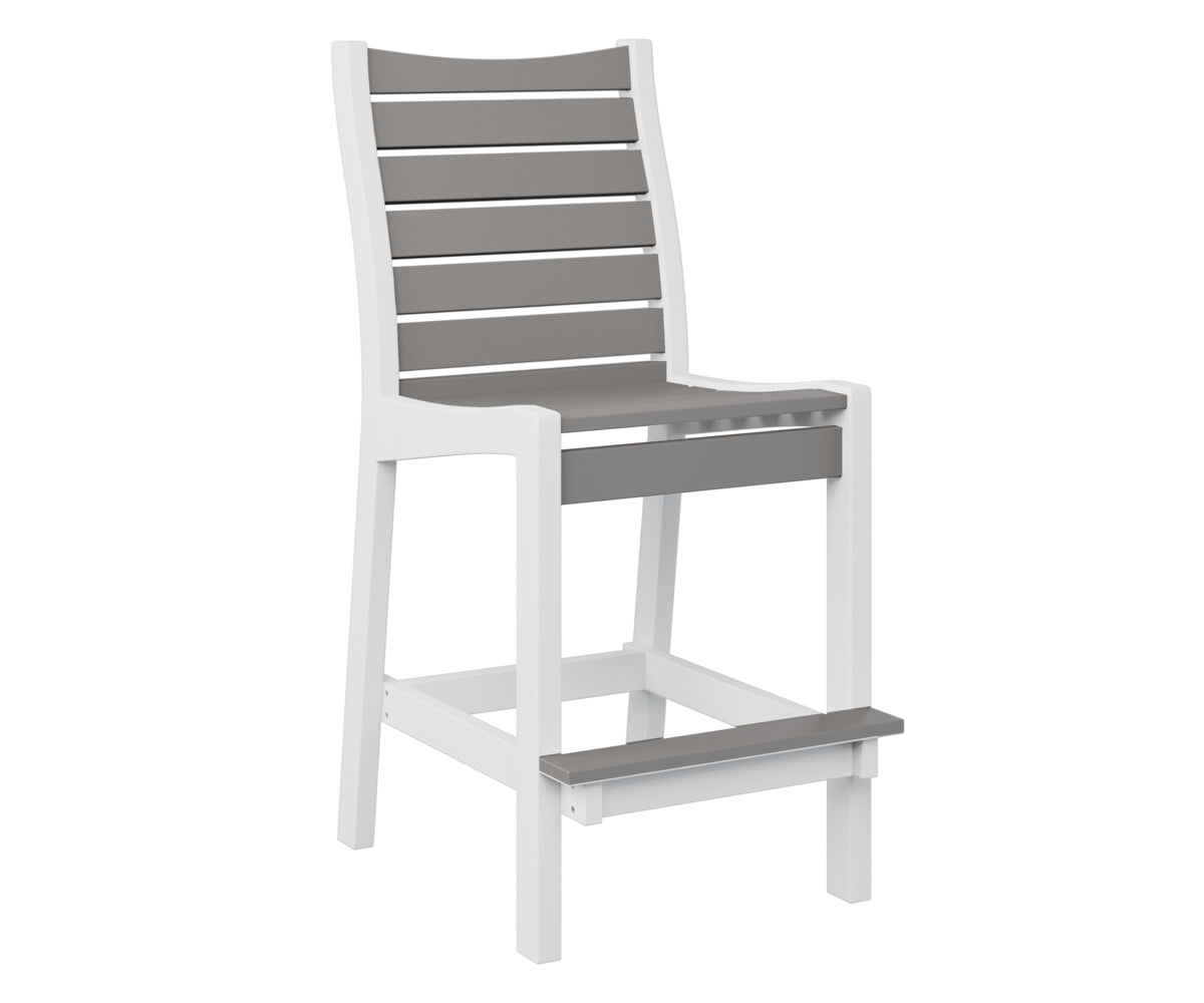 Berlin Gardens Bristol Bar Chair - Adjustable Height Outdoor Bar Stool for Patio, Deck, and Kitchen Counter - Perfect for Entertaining and Relaxing