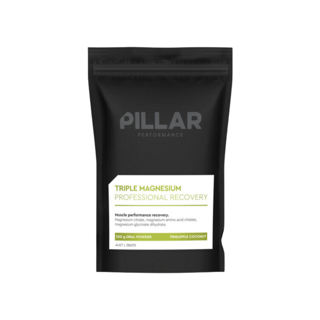 Pillar Triple Magnesium Professional Recovery Powder (Pouch) - Muscle Relaxation & Sleep Support Supplement for Athletes & Active Lifestyles