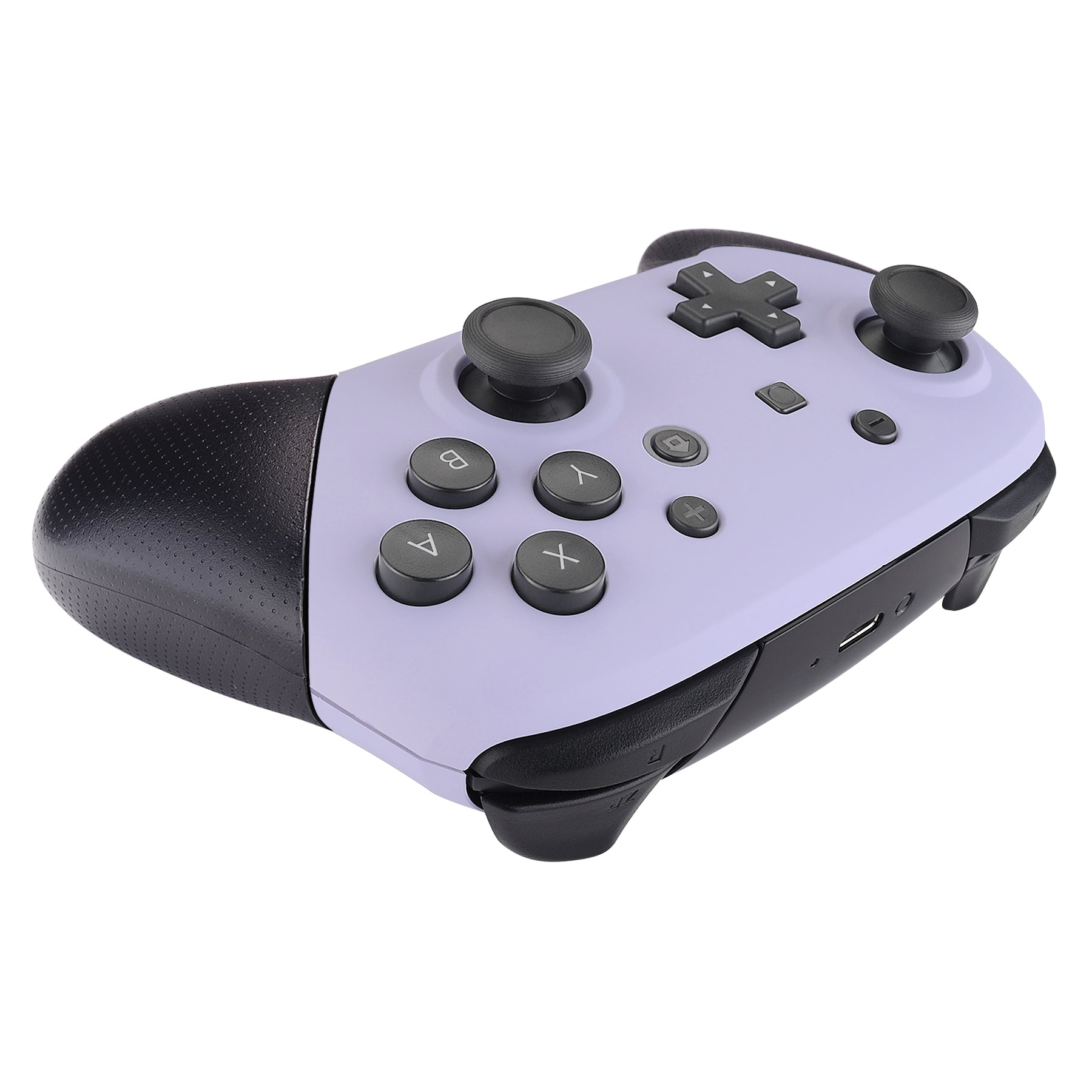 eXtremeRate Light Violet Faceplate & Backplate Replacement Shell for Nintendo Switch Pro Controller - DIY Custom Housing Case (Controller Not Included) - Perfect for Gaming Enthusiasts & Modders