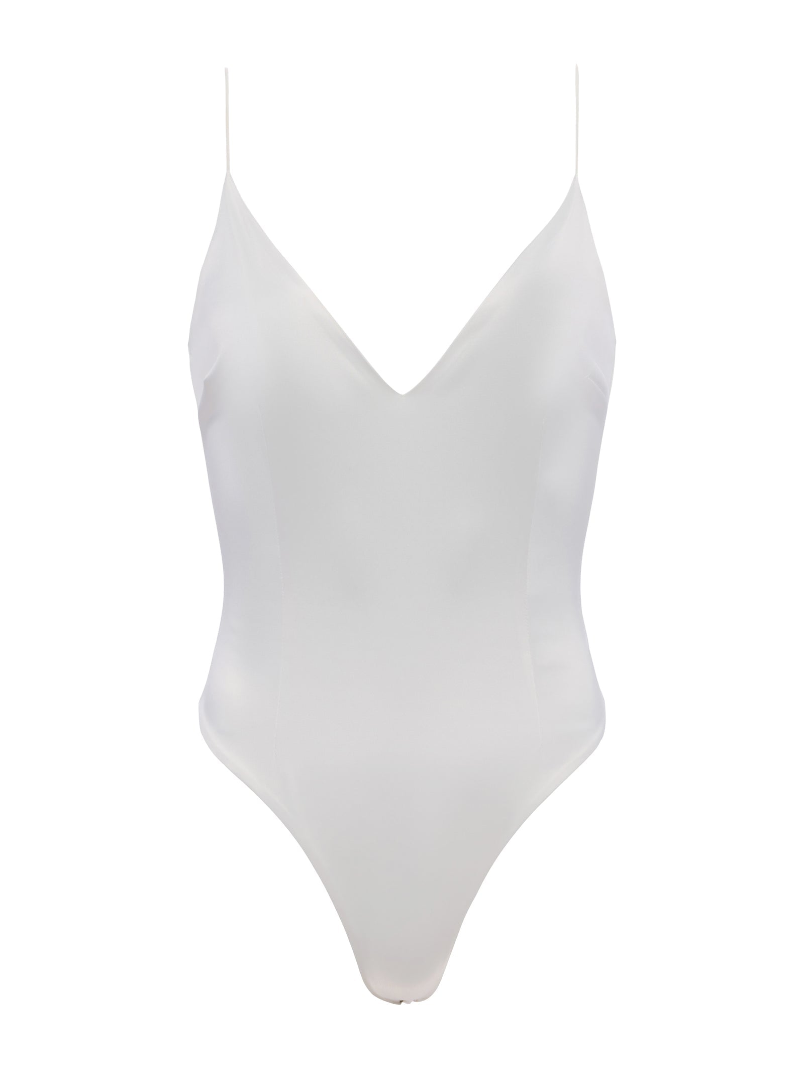 L'Agence Dara Stretch Satin Bodysuit for Women - Sexy & Comfortable Sleeveless Bodycon Jumpsuit for Party, Night Out, and Special Occasions