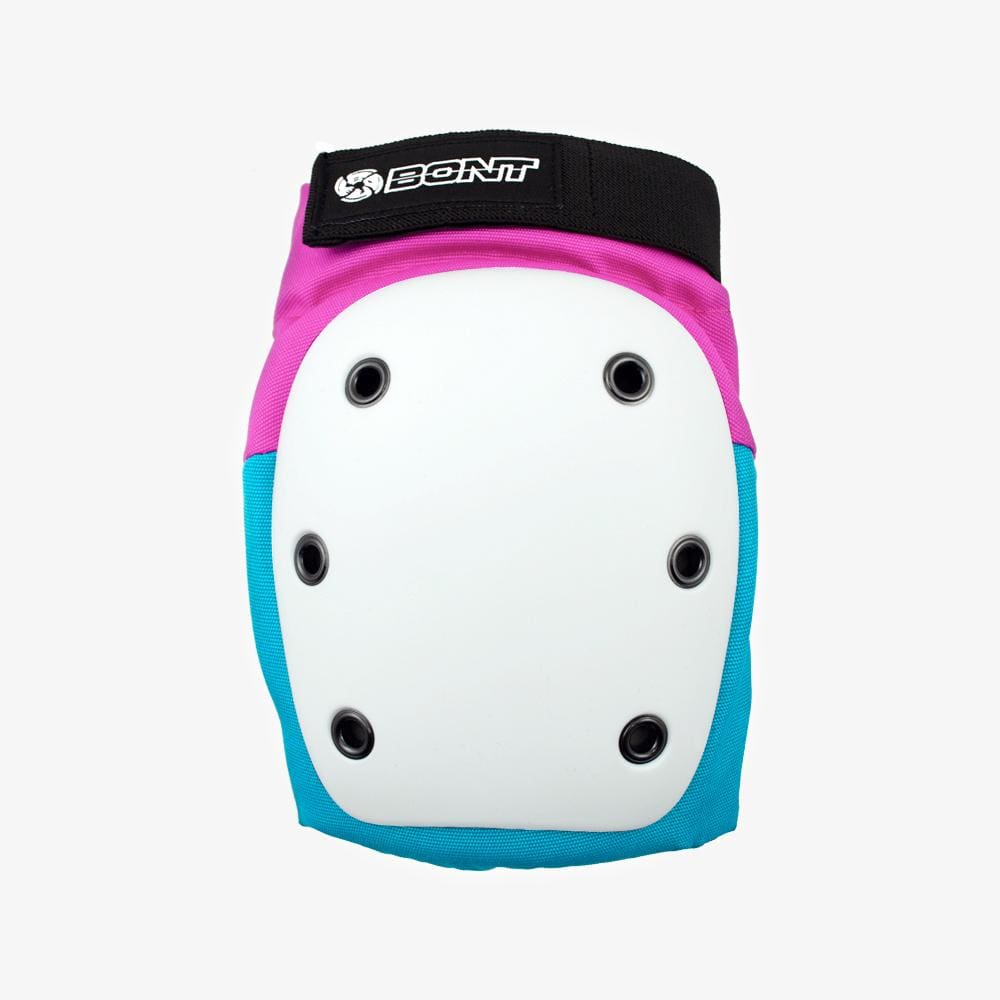 Bont Junior Triple Pad Protection Set - Knee, Elbow & Wrist Guards for Kids - Pink & Teal - Ideal for Roller Skating, Skateboarding & Inline Skating Safety Gear