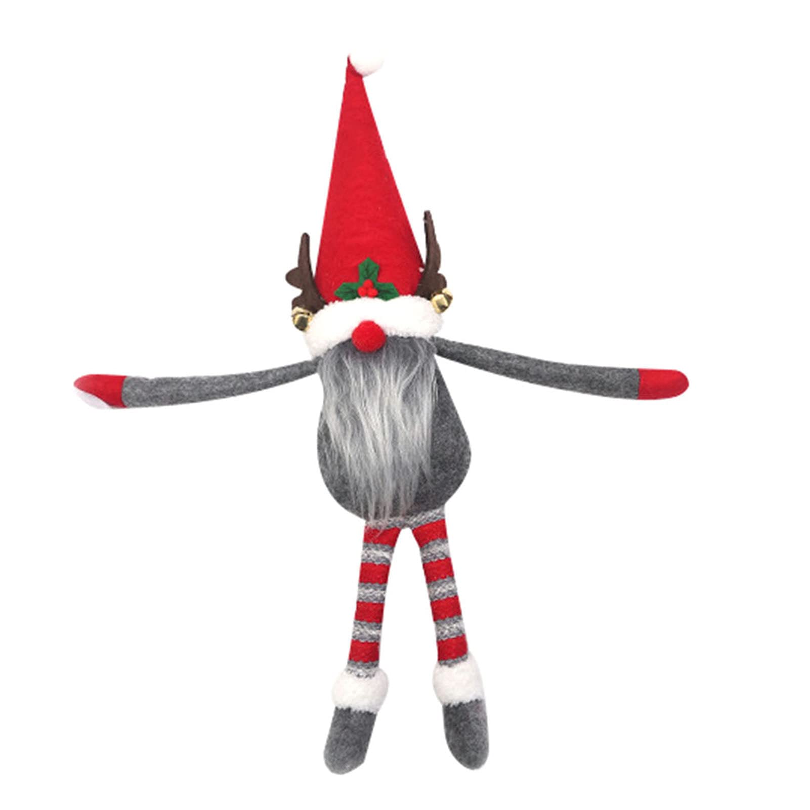 WskLinft Fastener Tape - Adjustable Christmas Curtain Tiebacks with Buckle, Holiday Window Decorations, Comfortable Gnome-Themed Curtain Clips for Home Decor | Perfect for Living Room, Bedroom & Holiday Party Decor