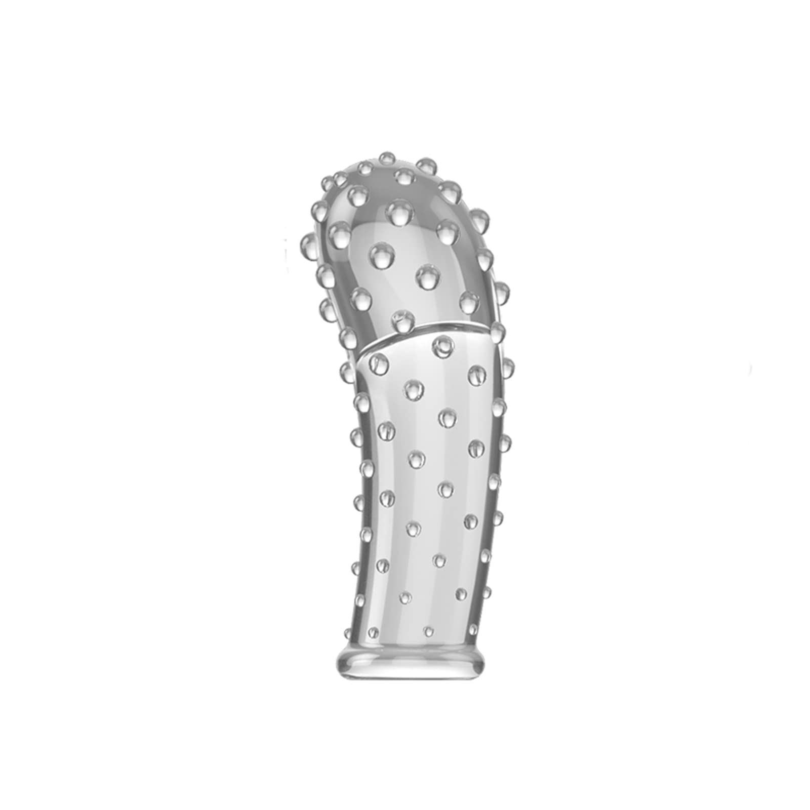 Mini Transparent Soft Silicone Finger Vibrator - G Spot Stimulator for Women & Couples, Waterproof & Rechargeable Adult Sex Toy - Perfect for Solo Play, Foreplay & Intimate Moments