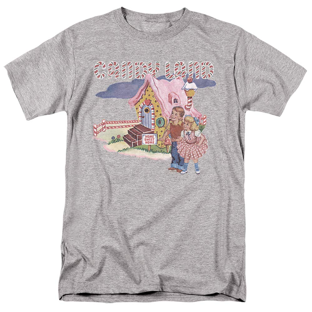 Popfunk Classic Candy Land Home Sweet Home T-Shirt - Vintage Inspired Graphic Tee for Men & Women - Perfect for Casual Wear, Gifts & Theme Parties