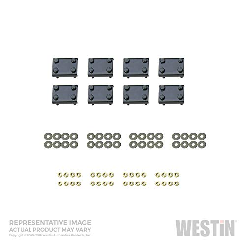 Westin 22-1635 Oval Tube Step Bar Mount Kit - Heavy Duty Truck Running Board Brackets for Off-Road & Towing - Perfect for Jeep, Ford, Chevy & Ram Trucks