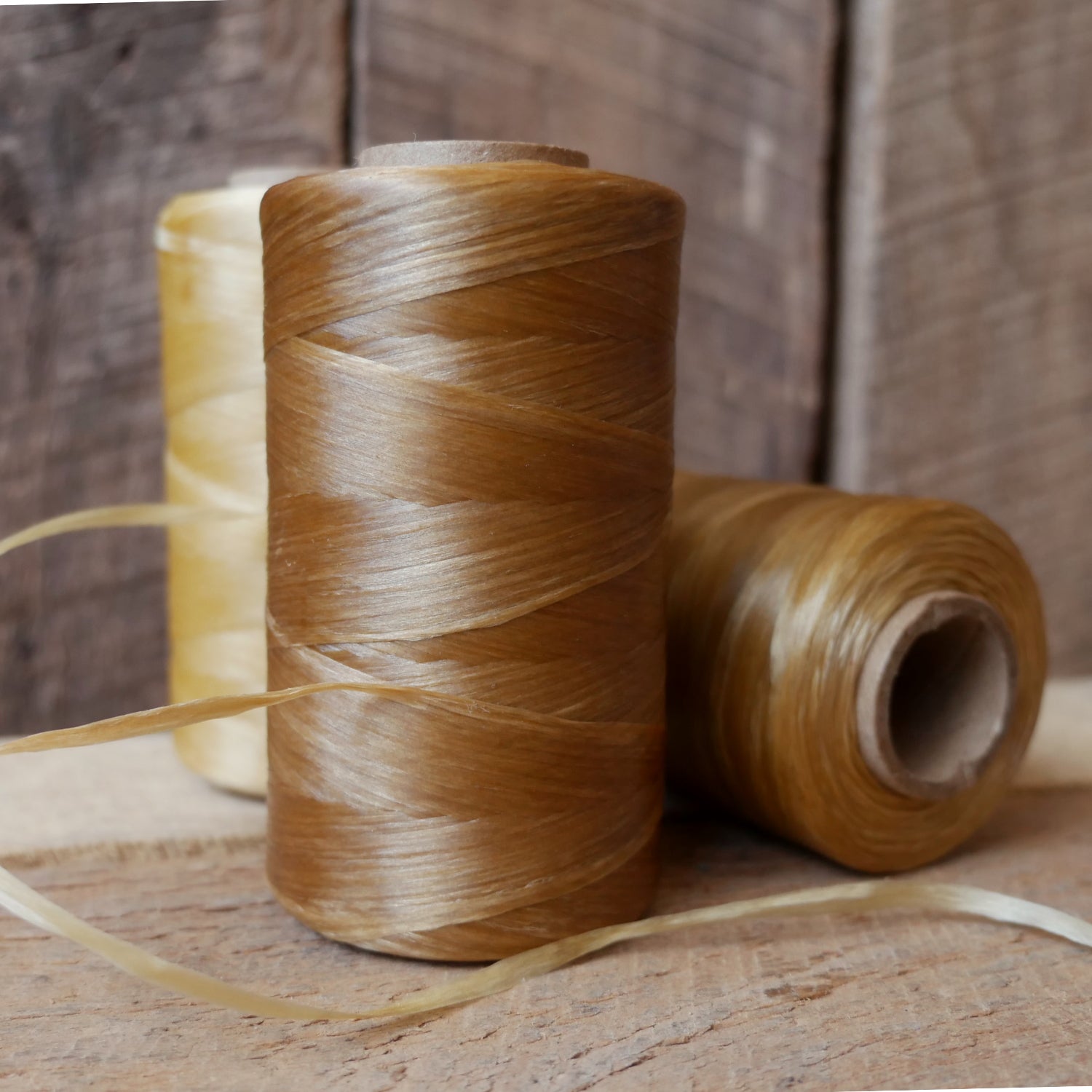 Premium Artificial Sinew 1/2 Lbs Spool - Strong Waxed Cord for Leather Craft, Beading, and Traditional Lacing - Perfect for DIY Projects, Moccasin Making, and Native American Crafts
