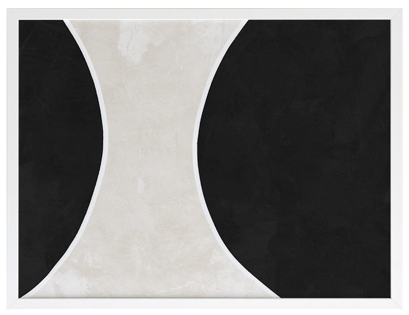 Ellipse Framed Wall Art Print - Modern Abstract Canvas Painting for Living Room, Bedroom & Office Decor