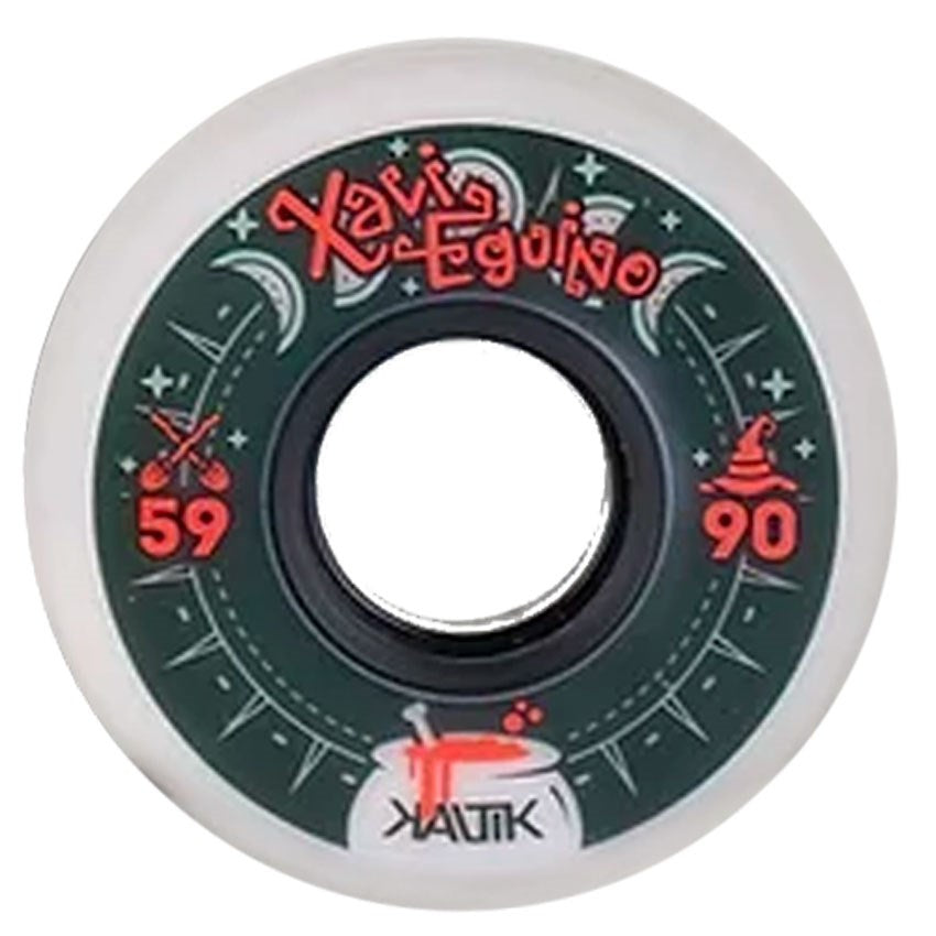 Kaltik Xavi Eguino Pro Wheels 4-Pack 59mm 90a Hardness - Premium Skateboard Wheels for Street Skating & Tricks