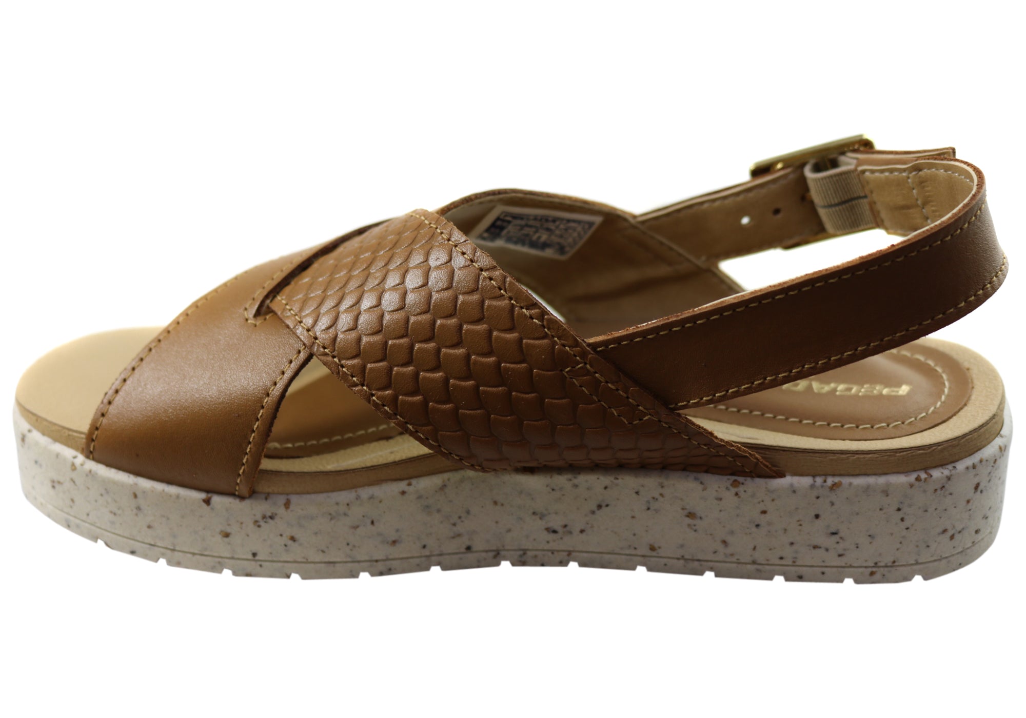 Pegada Nelba Women's Comfortable Leather Sandals - Handmade in Brazil - Perfect for Beach, Vacation & Summer Outfits