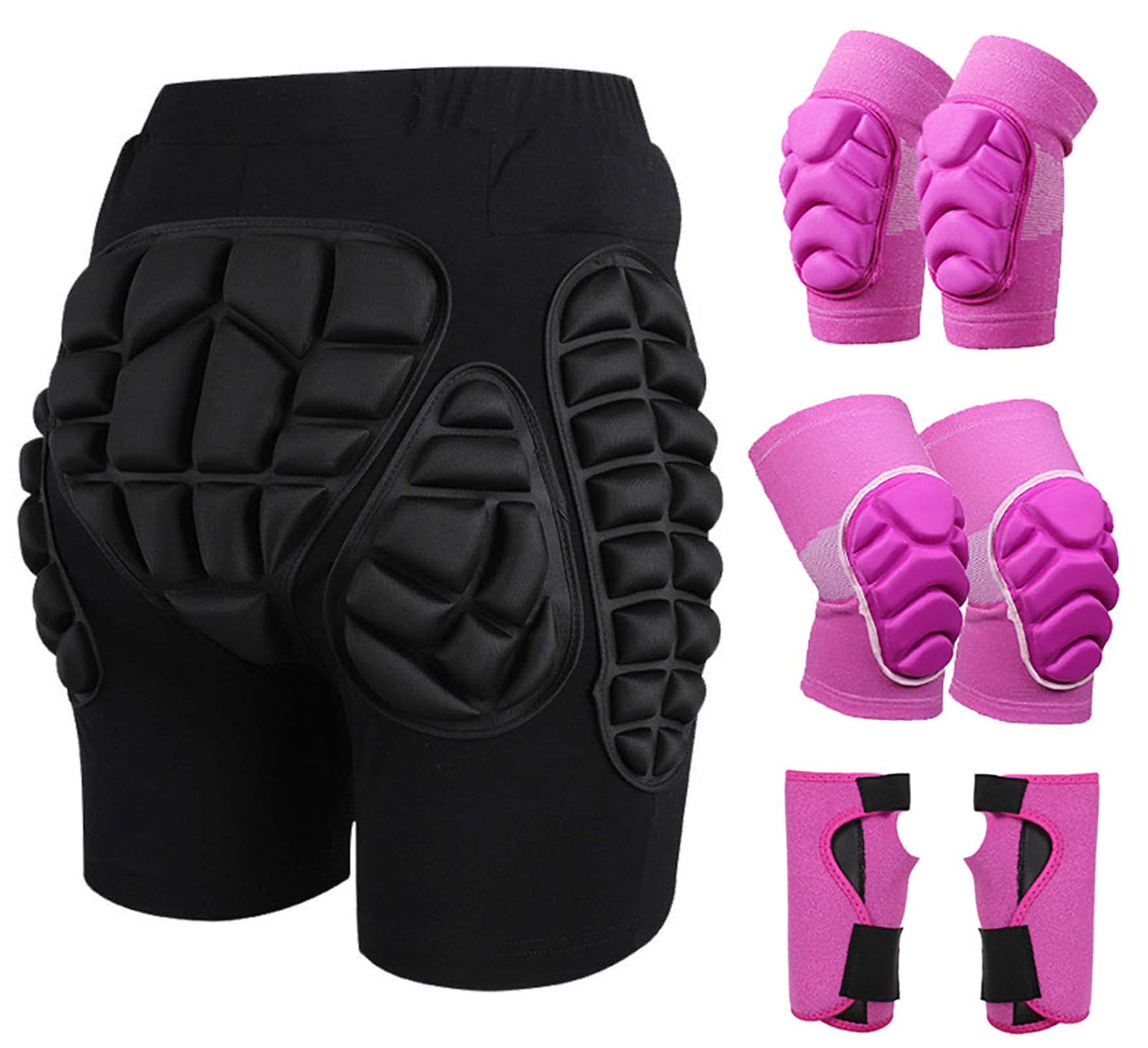 QDY Snowboard Butt Pads - Protective Impact Shorts for Men & Women - Hip Protector for Snowboarding, Skateboarding & Skiing - Comfortable Safety Gear with Wrist & Knee Pads - Perfect for Winter Sports & Extreme Sports Protection