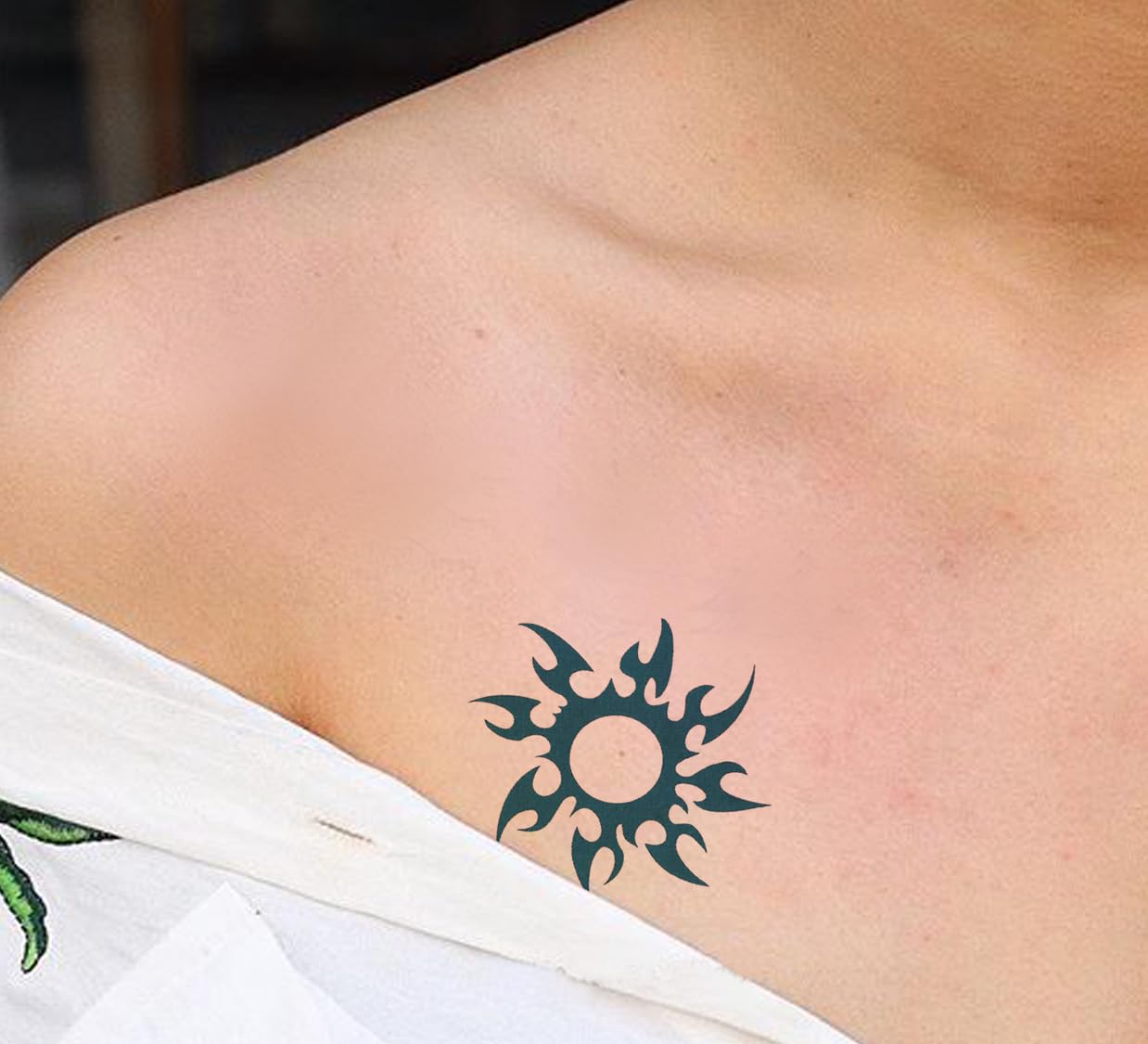 Waterproof Temporary Tattoo Stickers for Men & Women - 3D Realistic Flowers, Butterflies, Stars, Angels, Wolves & Armband Designs (60mmX105mm) - Perfect for Parties, Halloween, Cosplay & Body Art