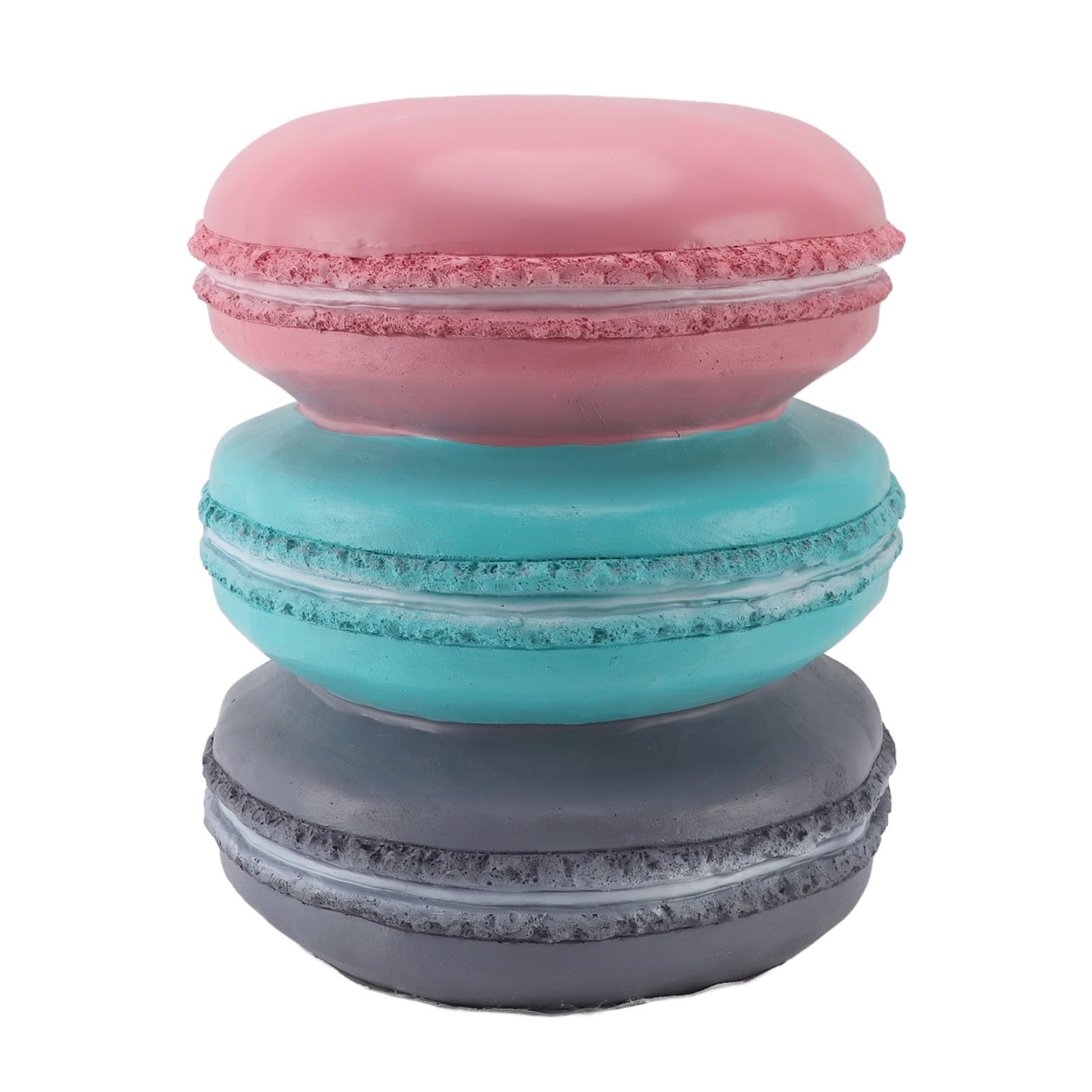 **Macaron-Shaped Kids Foot Rest Stool - Cute Shoe Change Stool for Living Room & Bedroom, Fun Food-Themed Stool for Toddlers - Perfect for Playrooms, Reading Nooks & Nursery Decor**