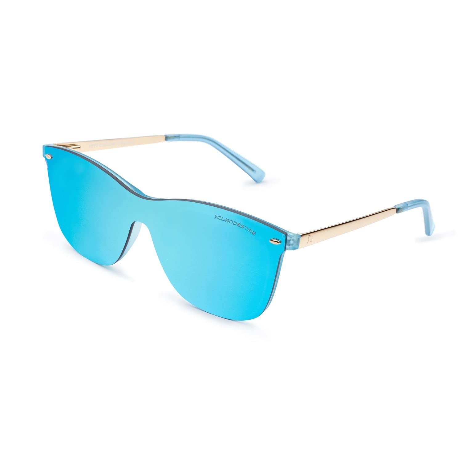 Stylish Clandestine Loop Sunglasses for Men & Women - UV Protection, Polarized Lenses - Perfect for Driving, Beach & Outdoor Activities