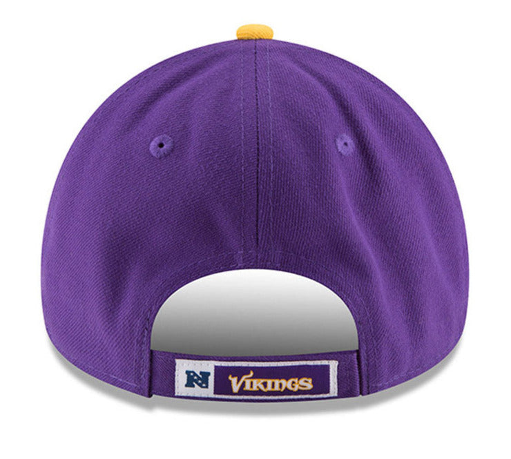 Minnesota Vikings New Era 940 The League NFL Adjustable Hat - Official NFL Team Cap for Men & Women - Perfect for Football Games, Tailgating & Fan Gear Collection