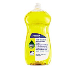 Dawn Lemon Scent Dish Soap Detergent - 38 oz (1.12L) for Hand Washing Dishes, Pots & Pans - Powerful Grease Cutting Formula for Kitchen Cleaning