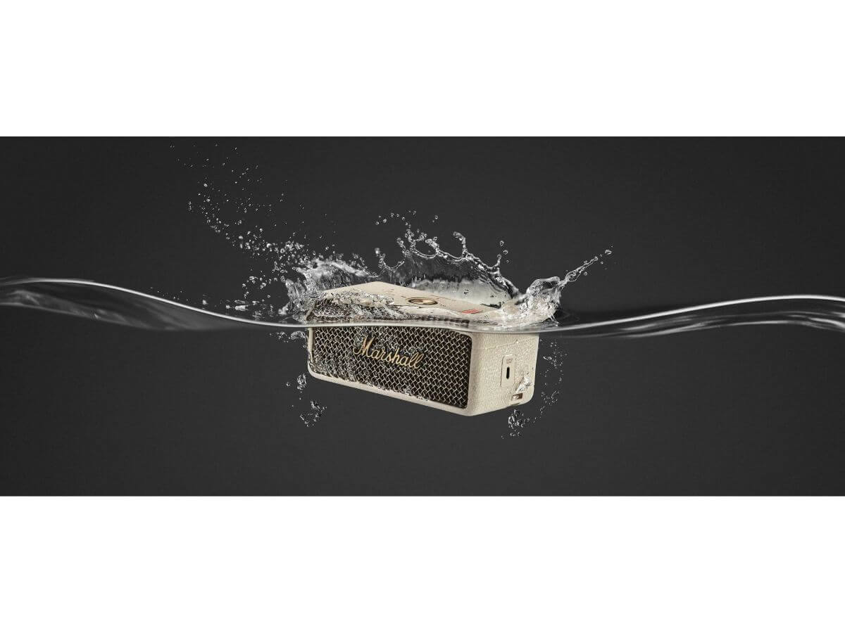 Marshall Emberton III Portable Bluetooth Speaker - Waterproof Wireless Speaker with 20+ Hours Playtime, Rich Bass & Compact Design - Perfect for Outdoor Adventures, Beach Parties & Home Use