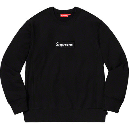 Supreme Box Logo Crewneck Sweatshirt (FW18) - Streetwear Fashion for Men & Women - Perfect for Casual Wear & Urban Style