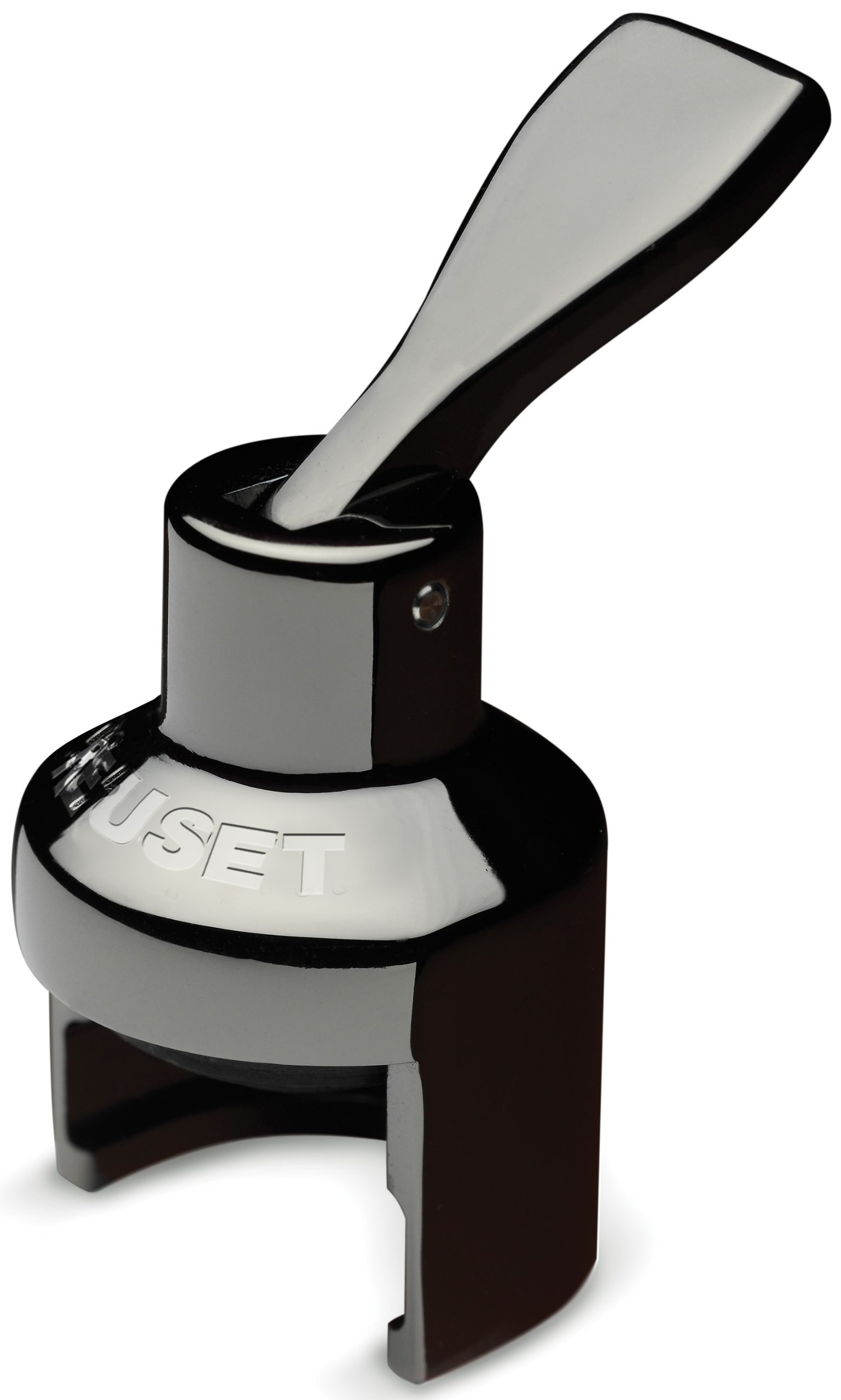 Le Creuset Black Nickel Champagne Sealer for Wine Bottles