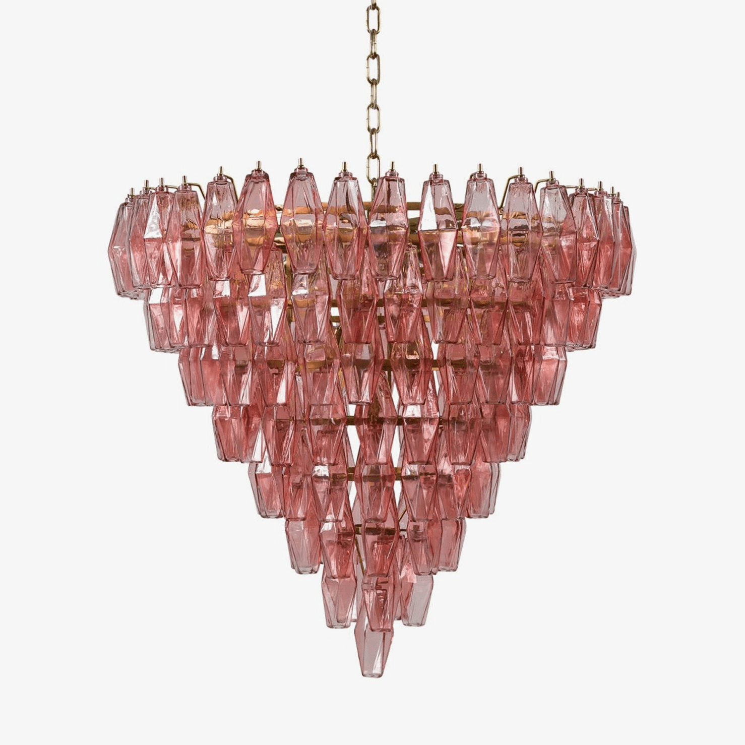 Elegant Asti Murano Glass Chandelier - Handcrafted Italian Lighting Fixture for Dining Room & Living Room Decor