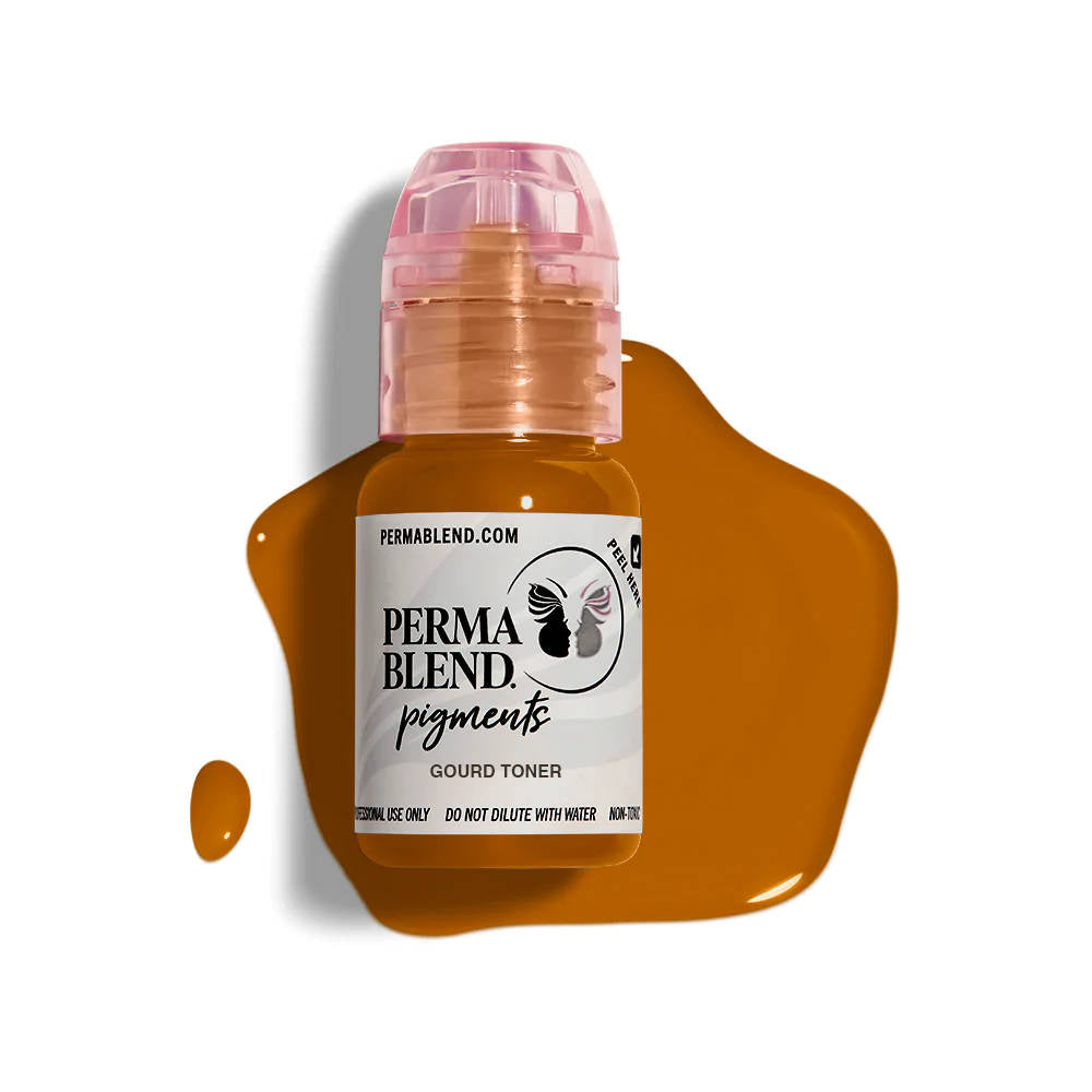 Perma Blend Gourd Toner Pigment - Professional Tattoo Ink for Vibrant & Long-Lasting Results - Perfect for Tattoo Artists & Permanent Makeup