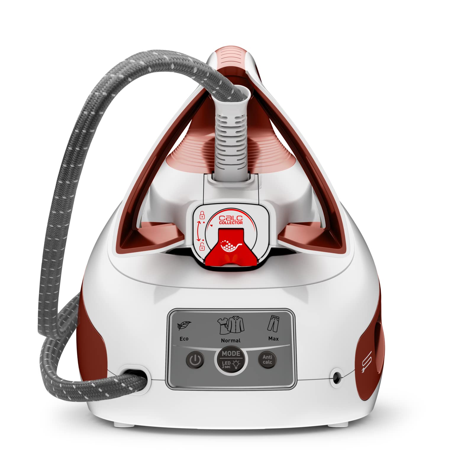 Tefal SV8110 Express Power Steam Generator - 1.8L Water Tank, Powerful Steam Performance, No Setting Technology, Vertical Steam - Made in France (Eco Stand) - Perfect for Home Ironing & Professional Garment Care