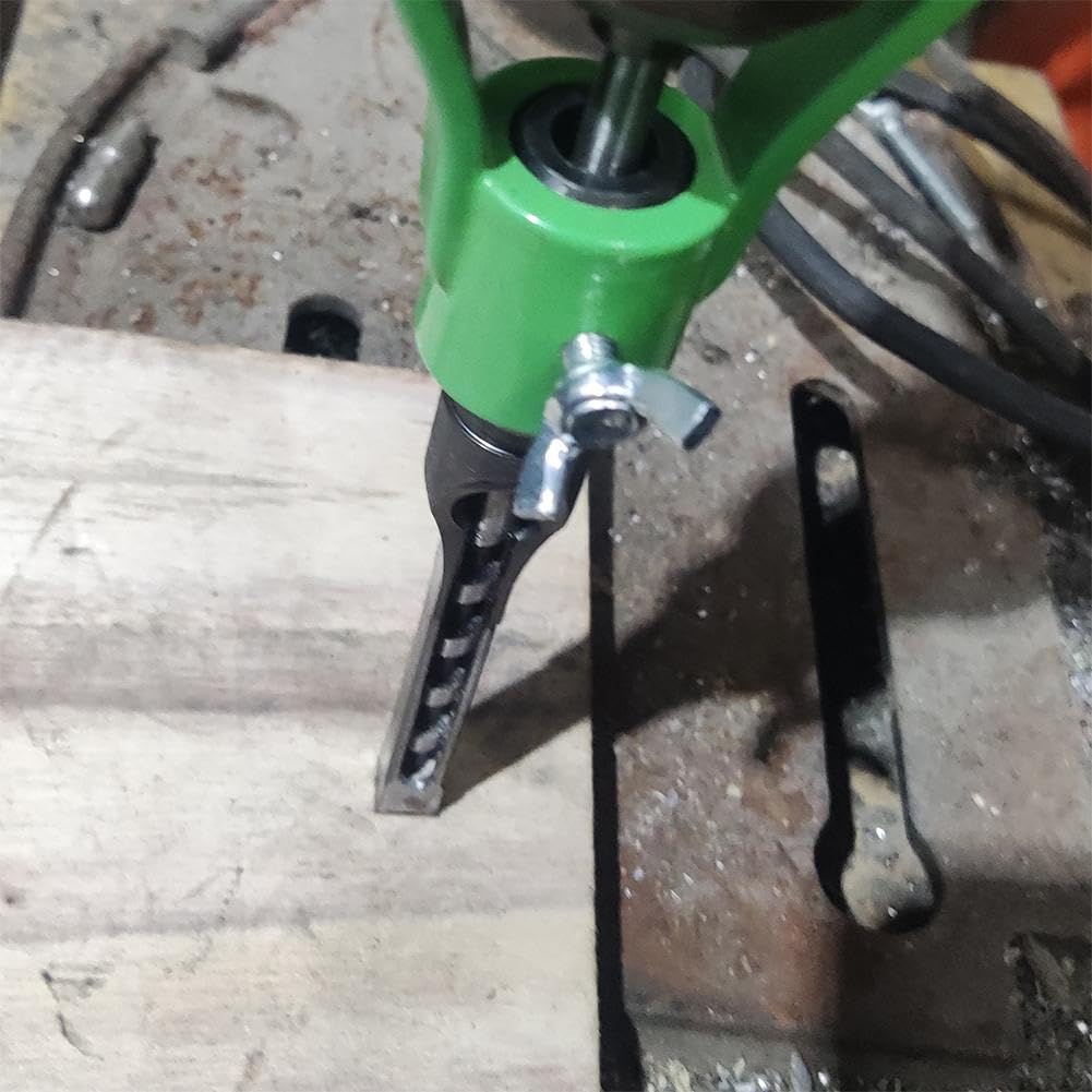 Square Hole Drill Bit Adapter & Mortising Attachment for Drill Press - Power Tool Accessory for Woodworking & Cabinet Making (Perfect for Joinery, Furniture Making & DIY Projects)