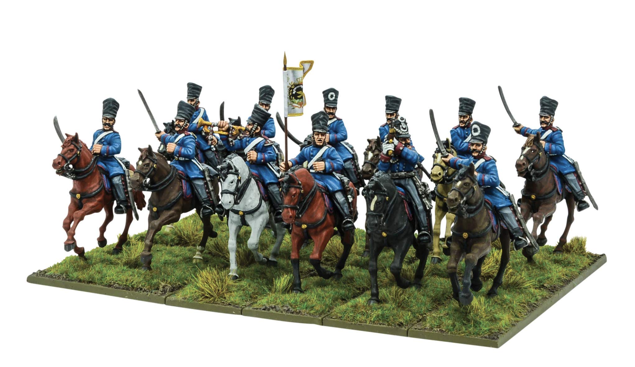 Warlord Games Prussian Dragoons - 28mm Black Powder Wargaming Miniatures for Historical Tabletop Battles | Perfect for Napoleonic War Reenactments & Wargaming Scenarios
