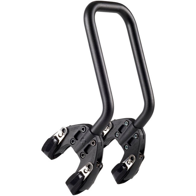 Aeroe Spider Front Rack - Heavy Duty Bicycle Cargo Rack for Mountain & Gravel Bikes | Perfect for Commuting, Camping & Adventure Cycling | Black