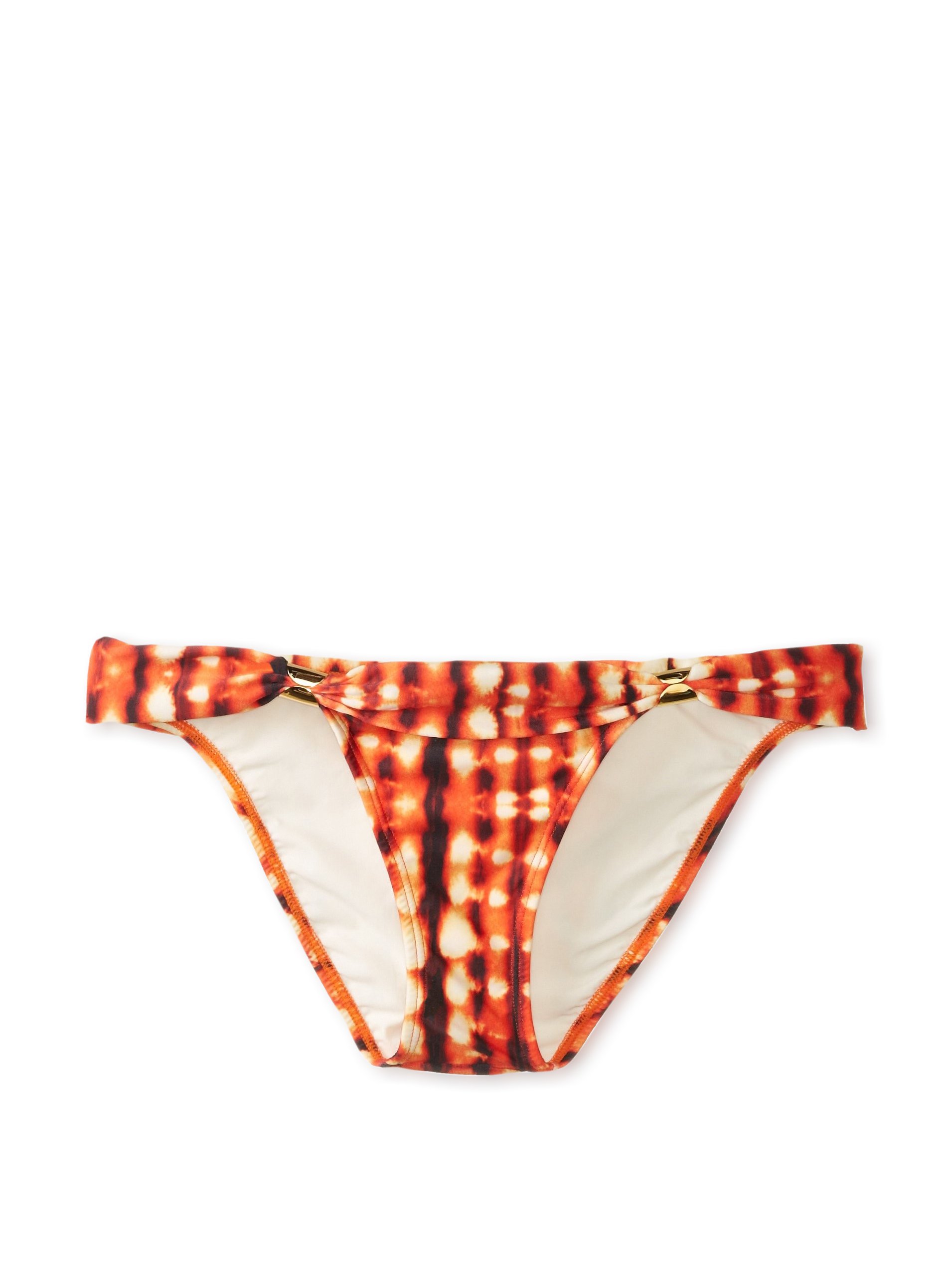 ViX Women's Guarani Bia Bikini Bottom - Orange, Size S | High-Waist Brazilian Swimwear for Beach, Pool & Vacation