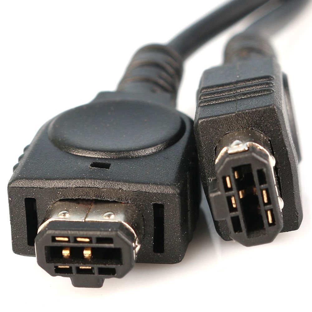 2Pcs GBA SP Link Cable - 2 Player Game Link Connect Cable for Nintendo Gameboy Advance & SP - Multiplayer Gaming Accessory for Classic Game Sharing