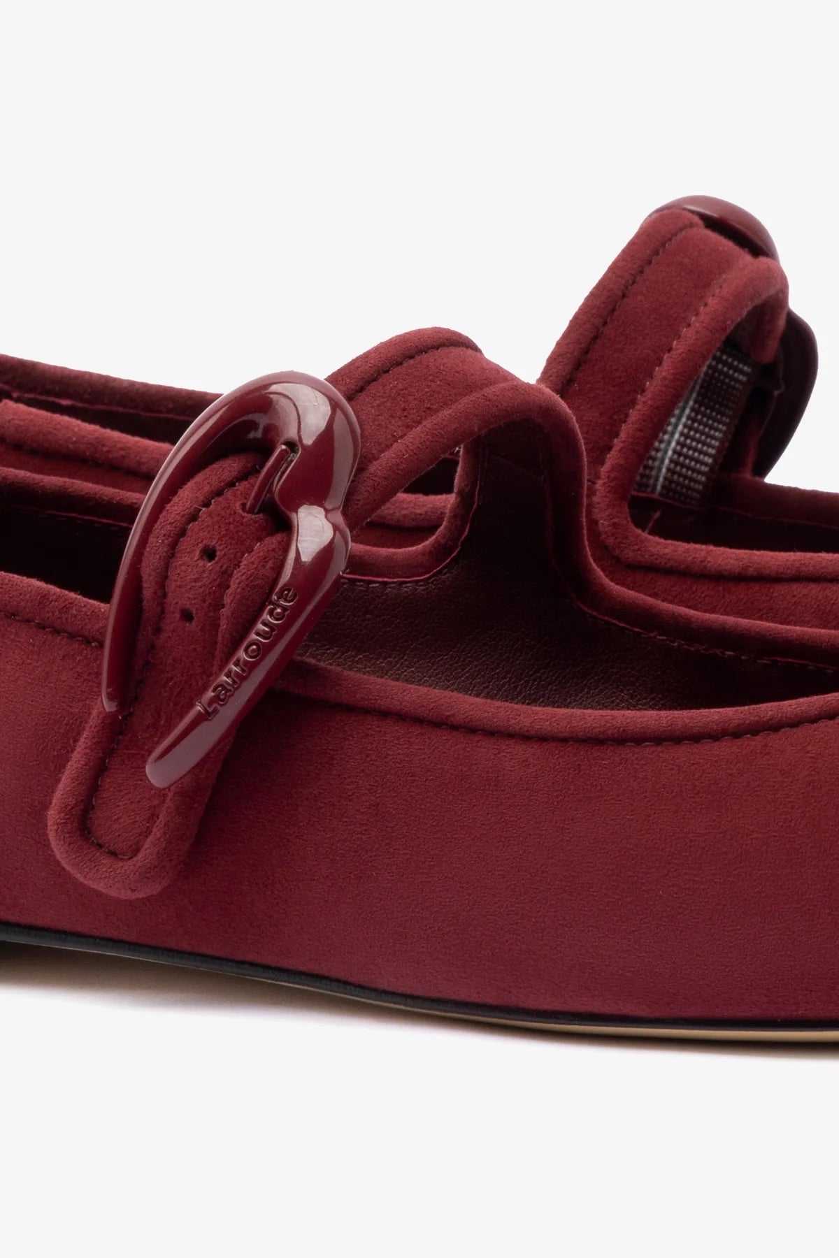 Verona Burgundy Suede Ballet Flats for Women - Comfortable & Stylish Shoes for Work, Casual Wear & Travel