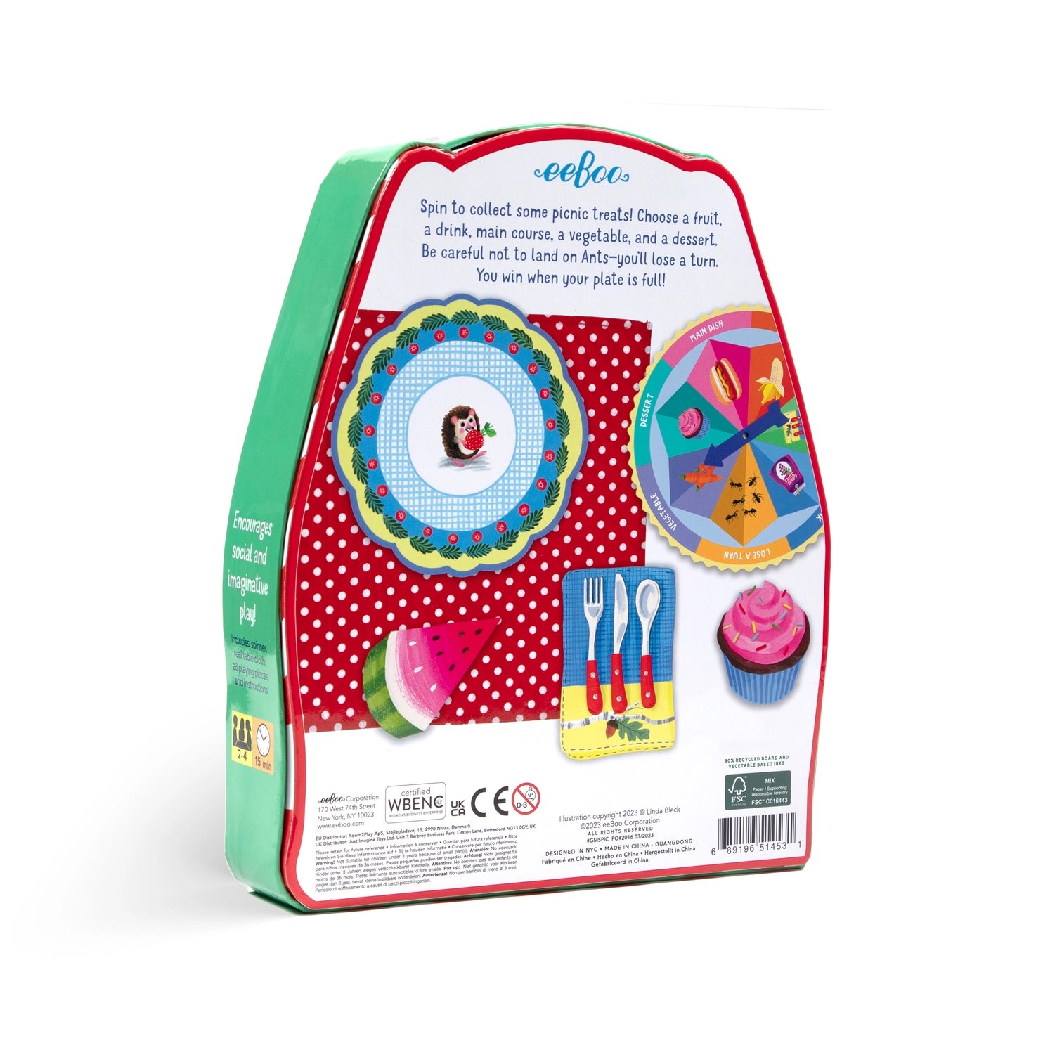 Outdoor Picnic Spinner Game for Kids & Adults - Fun Lawn Party Activity for Backyard, Beach, and Park Gatherings