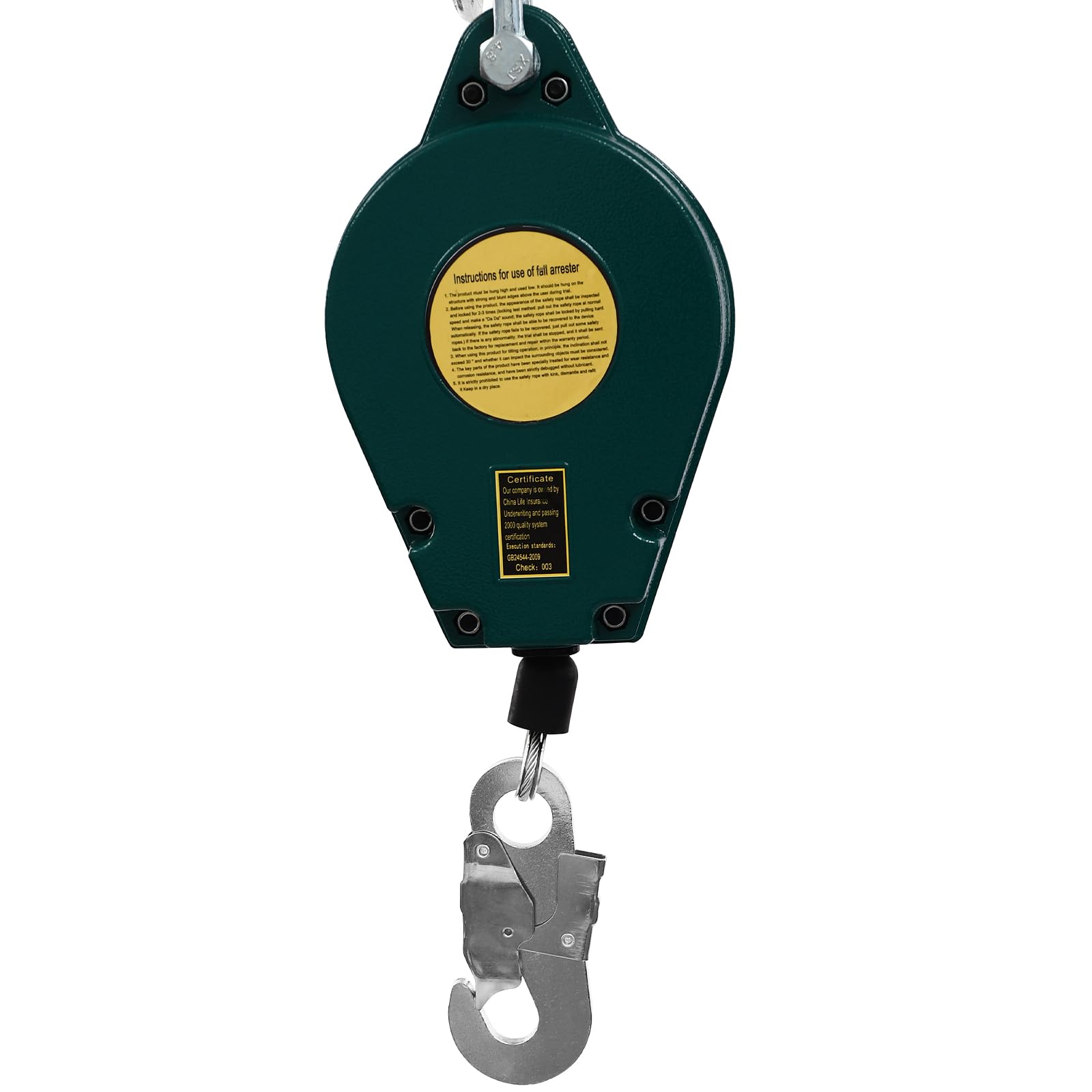 **1200lbs Winch Confined Space Tripod Kit - Adjustable 65.62' Cable, Self-Locking Fall Arrester, Storage Bags - Ideal for Confined Space Rescue, Construction, and Industrial Safety**