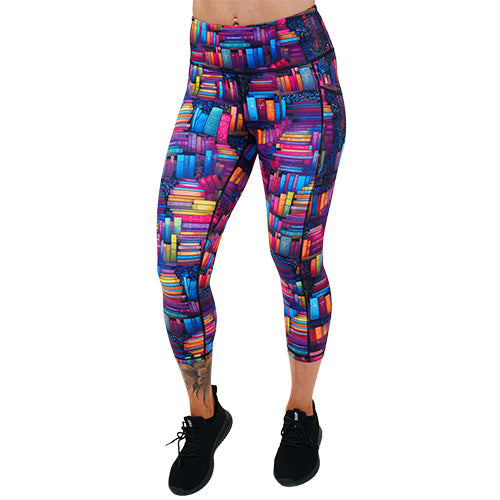 Plot Twist Leggings - High Waist Yoga Pants for Women, Tummy Control Workout Leggings | Perfect for Yoga, Gym, Running & Everyday Wear