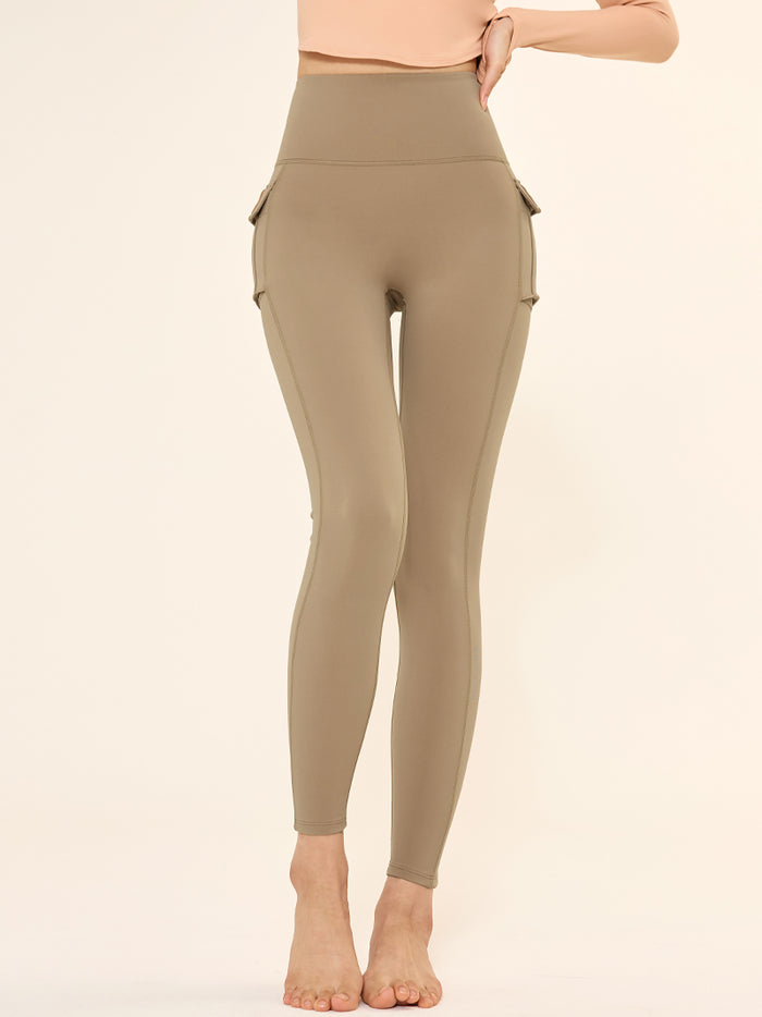 Premium Black Label Signature 360N Out Pocket Leggings - High Waisted Yoga Pants with Side Pockets for Running, Gym & Everyday Wear