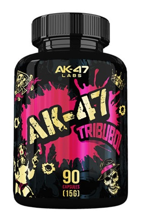 AK 47 Labs TribuBol 90 Caps - Natural Testosterone Booster for Men, Muscle Growth & Energy Supplement | Gym, Workout & Bodybuilding Performance Enhancer