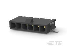 2-1445100-6 Micro MNL Header Assembly Single Row LF (25 Pack) - Perfect for PCB Connections, Electronics Projects, and DIY Circuit Board Repairs