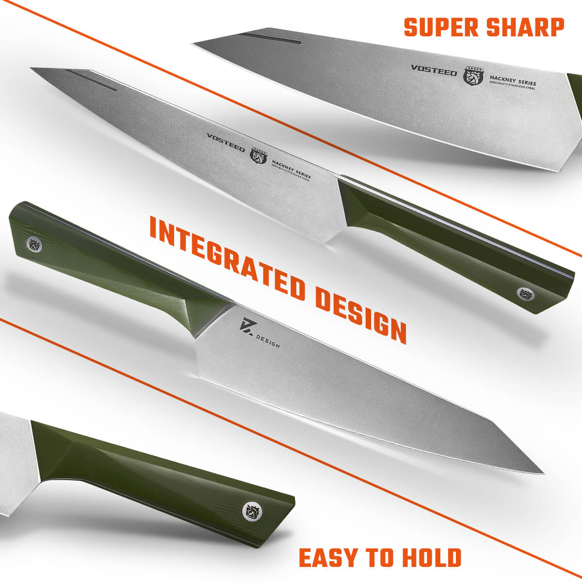 Premium 8-Inch Chef's Knife - Professional Kitchen Knife for Cooking, Slicing & Dicing - Ergonomic Handle & Sharp Stainless Steel Blade - Perfect for Home Chefs & Culinary Enthusiasts - Ideal for Meal Prep, Vegetables & Meat Cutting