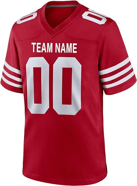 Custom Football Jerseys for Men, Youth & Toddlers - Personalized Stitched Name & Number - Great Gift for NFL Fans - Game Day, Team Support & Fan Apparel