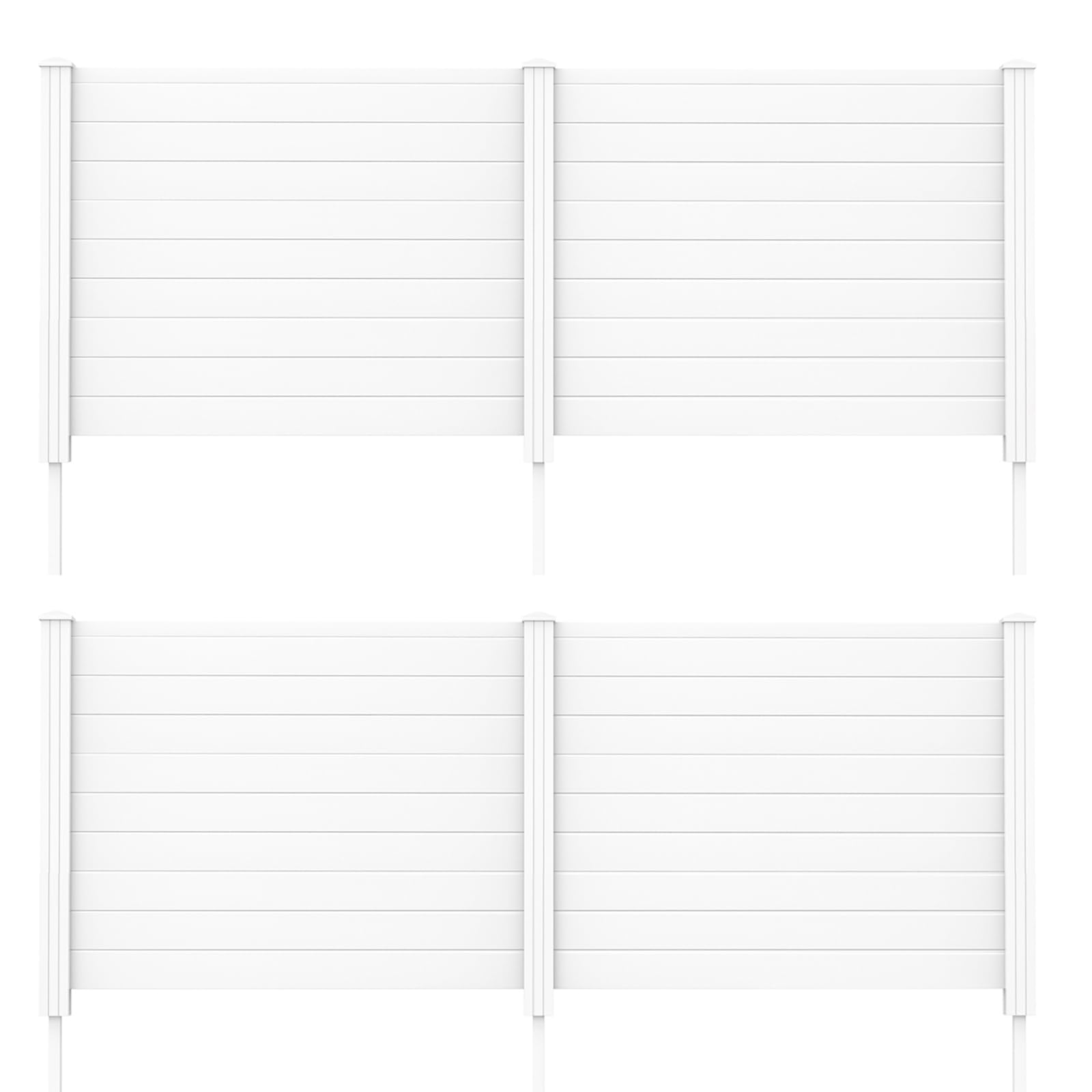 Giantex 4-Panel Outdoor Privacy Screen - 48