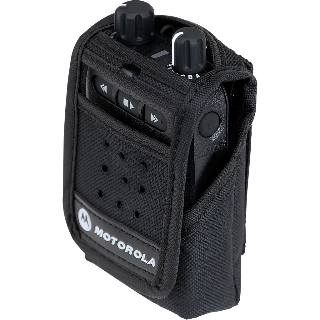 Motorola PMLN6725 Minitor 6 Nylon Carry Case - Durable Protective Cover for Two-Way Radios - Perfect for Emergency Responders, Security Personnel & Outdoor Adventures