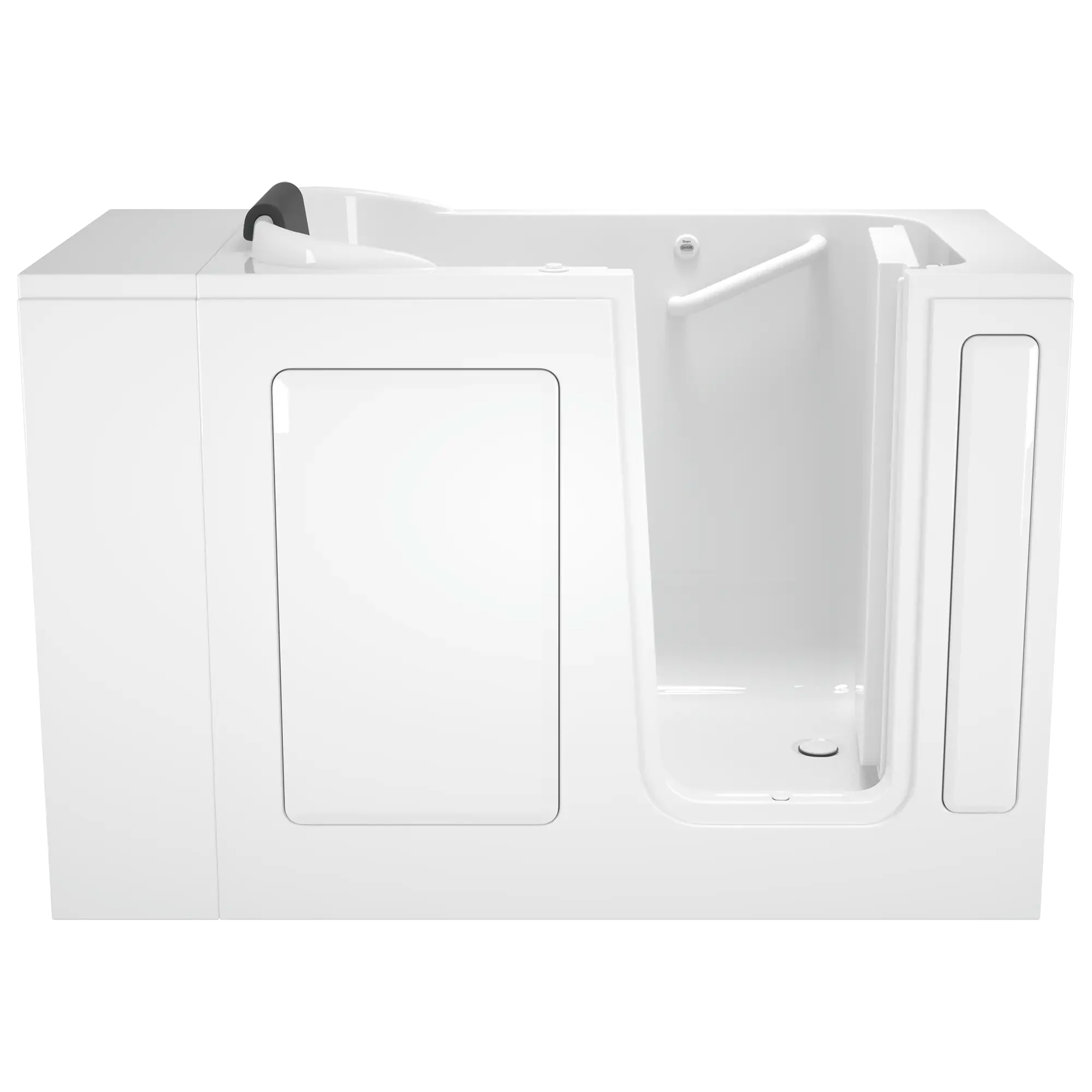 28 x 48 Inch Gelcoat Premium Walk-in Bathtub with Air Spa System - Right Hand Drain for Elderly & Mobility Accessible Bathing