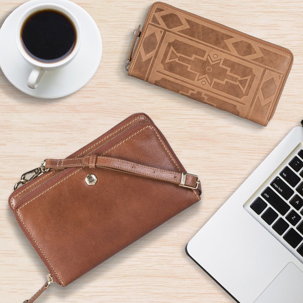 Jekyll & Hide Zulu Women's Travel Purse in Tan - Stylish Crossbody Bag for Vacation, Daily Commute & Shopping