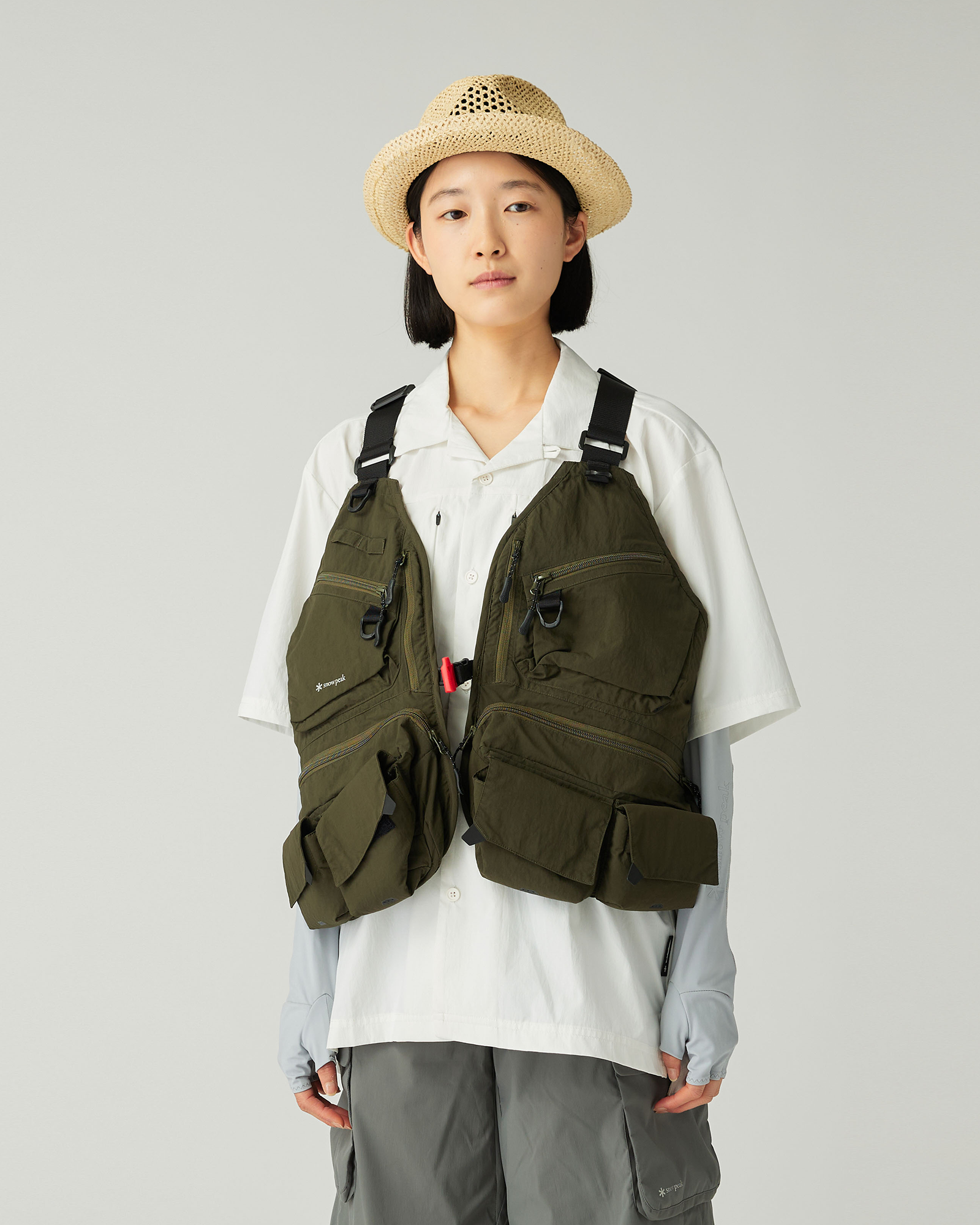 Premium V1 Strap Fly Fishing Vest - Lightweight & Adjustable for Comfort - Perfect for Trout, Bass & Salmon Fishing in Rivers & Lakes