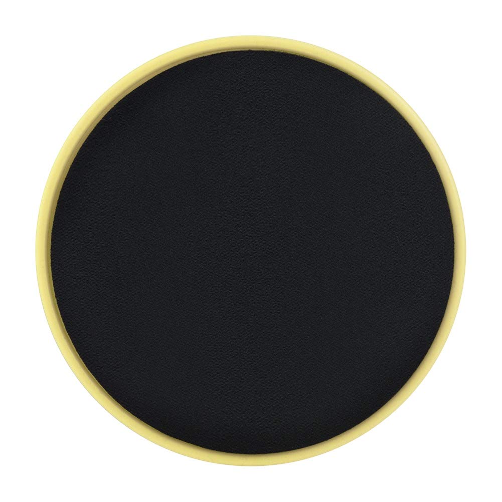 2-Pack Yellow Gliding Discs for Fitness - Core Sliders for Gym, Home, Yoga & Pilates Workouts | Perfect for Floor Exercises, Strength Training & Low-Impact Cardio